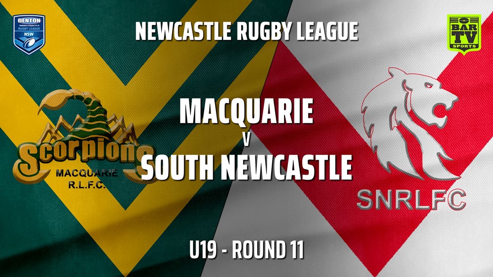 210612-Newcastle Round 11 - U19 - Macquarie Scorpions v South Newcastle Slate Image