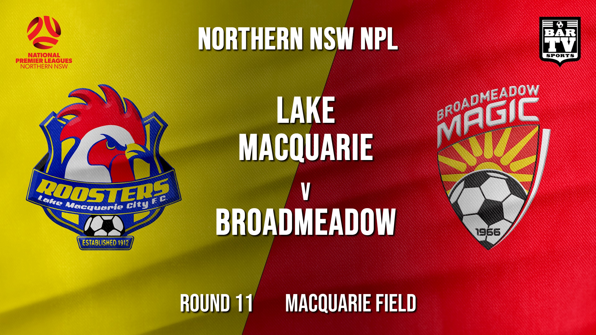 NPL - NNSW Round 11 - Lake Macquarie City FC v Broadmeadow Magic Slate Image