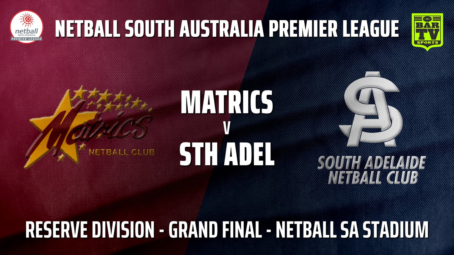 210903-SA Premier League Grand Final - Reserve Division - Matrics v South Adelaide Slate Image