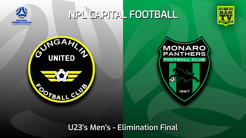 230909-Capital NPL U23 Elimination Final - Gungahlin United U23 v Monaro Panthers U23 Slate Image