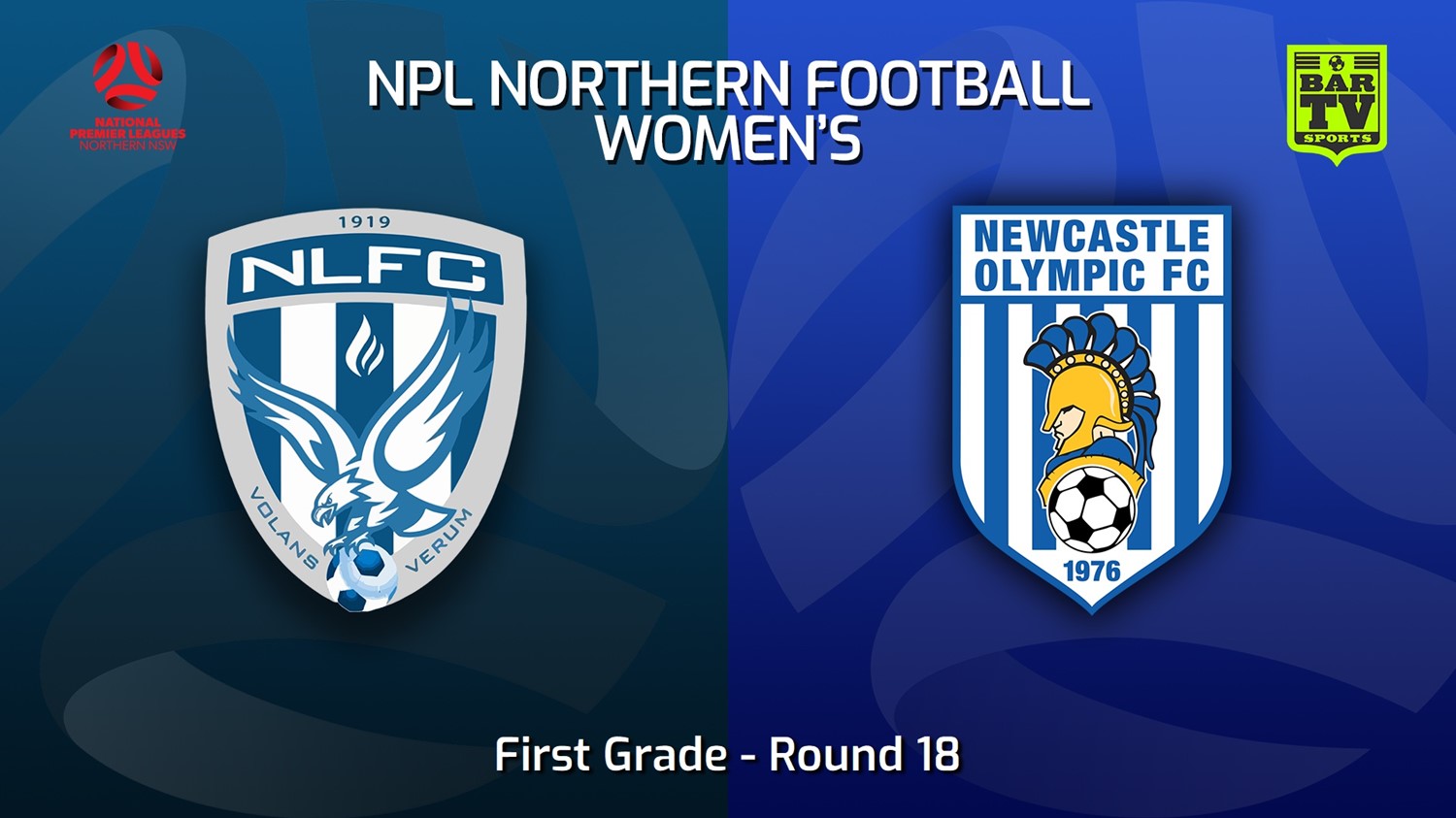 MINI GAME: NNSW NPLW Round 18 - New Lambton FC W v Newcastle Olympic FC W Slate Image