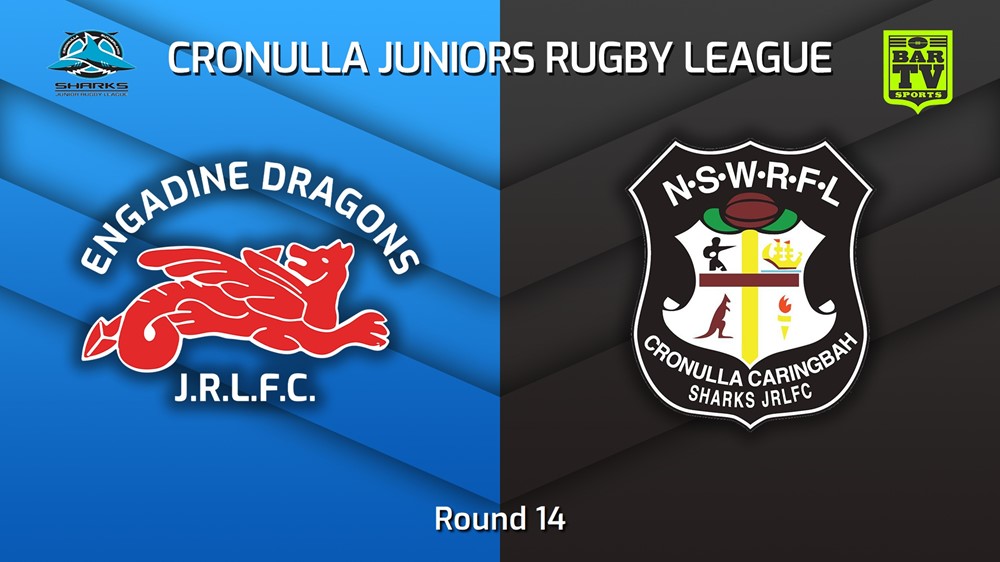 230729-Cronulla Juniors Round 14 - U13 Bronze - Engadine Dragons v Cronulla Caringbah Minigame Slate Image