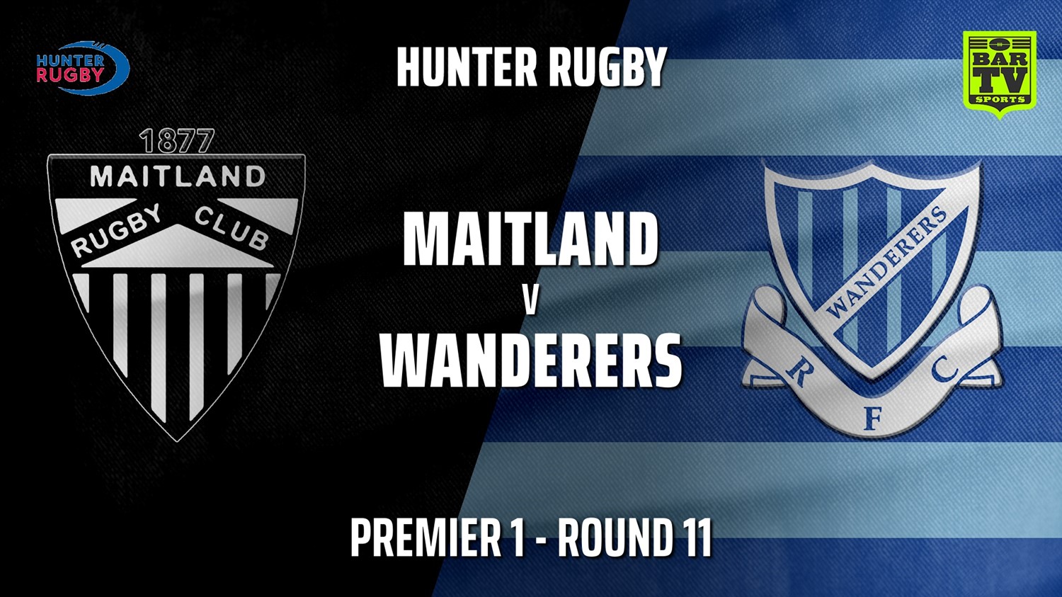 MINI GAME: Hunter Rugby Round 11 - Premier 1 - Maitland v Wanderers Slate Image