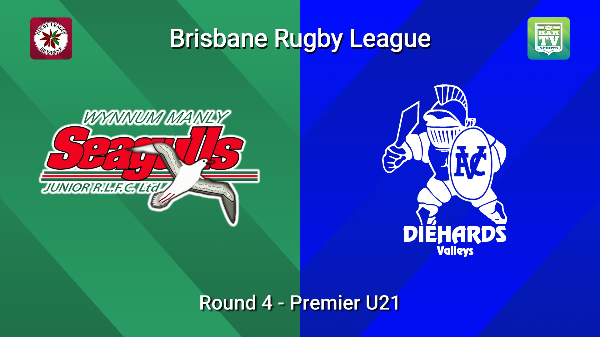 260411-video-BRL Round 4 - Premier U21 - Wynnum Manly Seagulls Juniors v Valleys Diehards Slate Image
