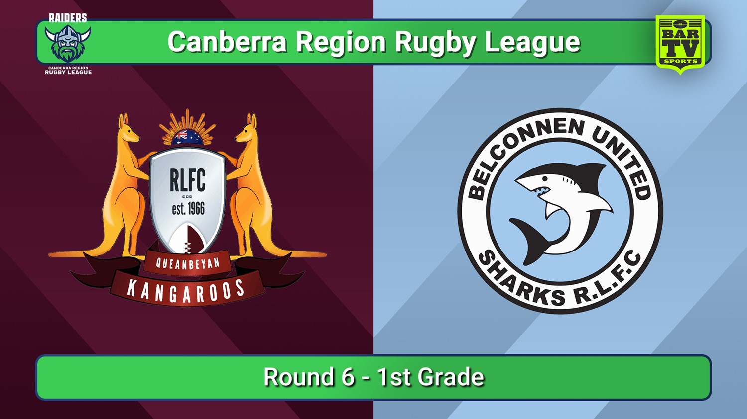 250517-video-Canberra Round 6 - 1st Grade - Queanbeyan Kangaroos v Belconnen United Sharks Slate Image