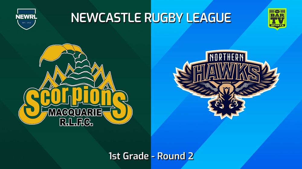 240428-video-Newcastle RL Round 2 - 1st Grade - Macquarie Scorpions v Northern Hawks Slate Image