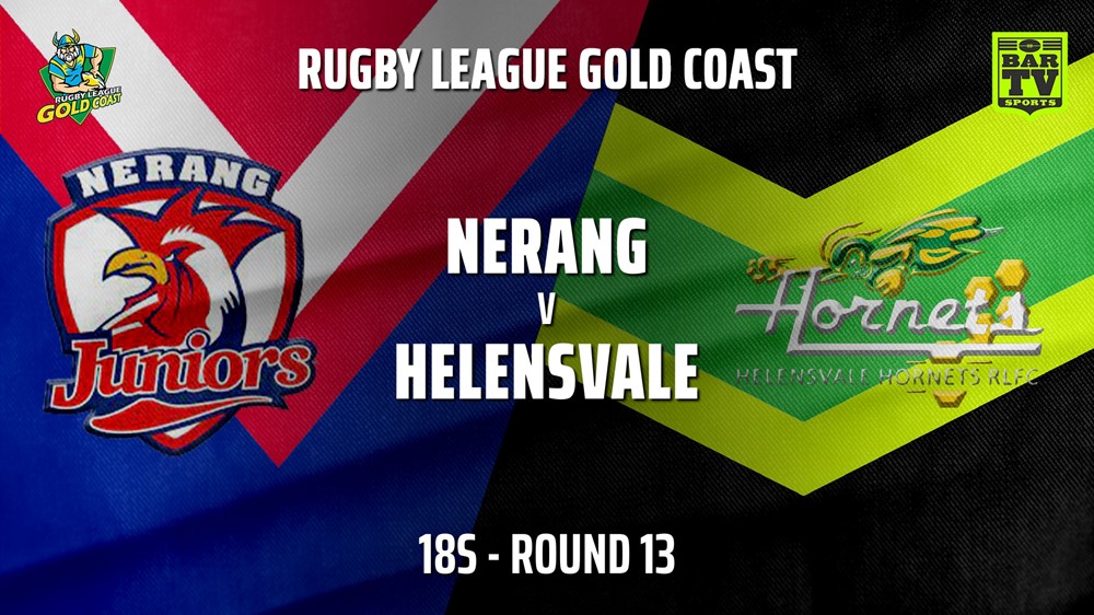 210911-Gold Coast Round 13 - 18s - Nerang Roosters v Helensvale Hornets Slate Image