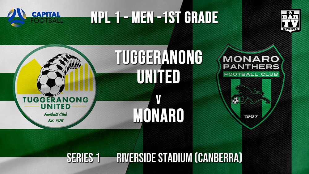 NPL - CAPITAL Series 1 - Tuggeranong United FC v Monaro Panthers FC Slate Image