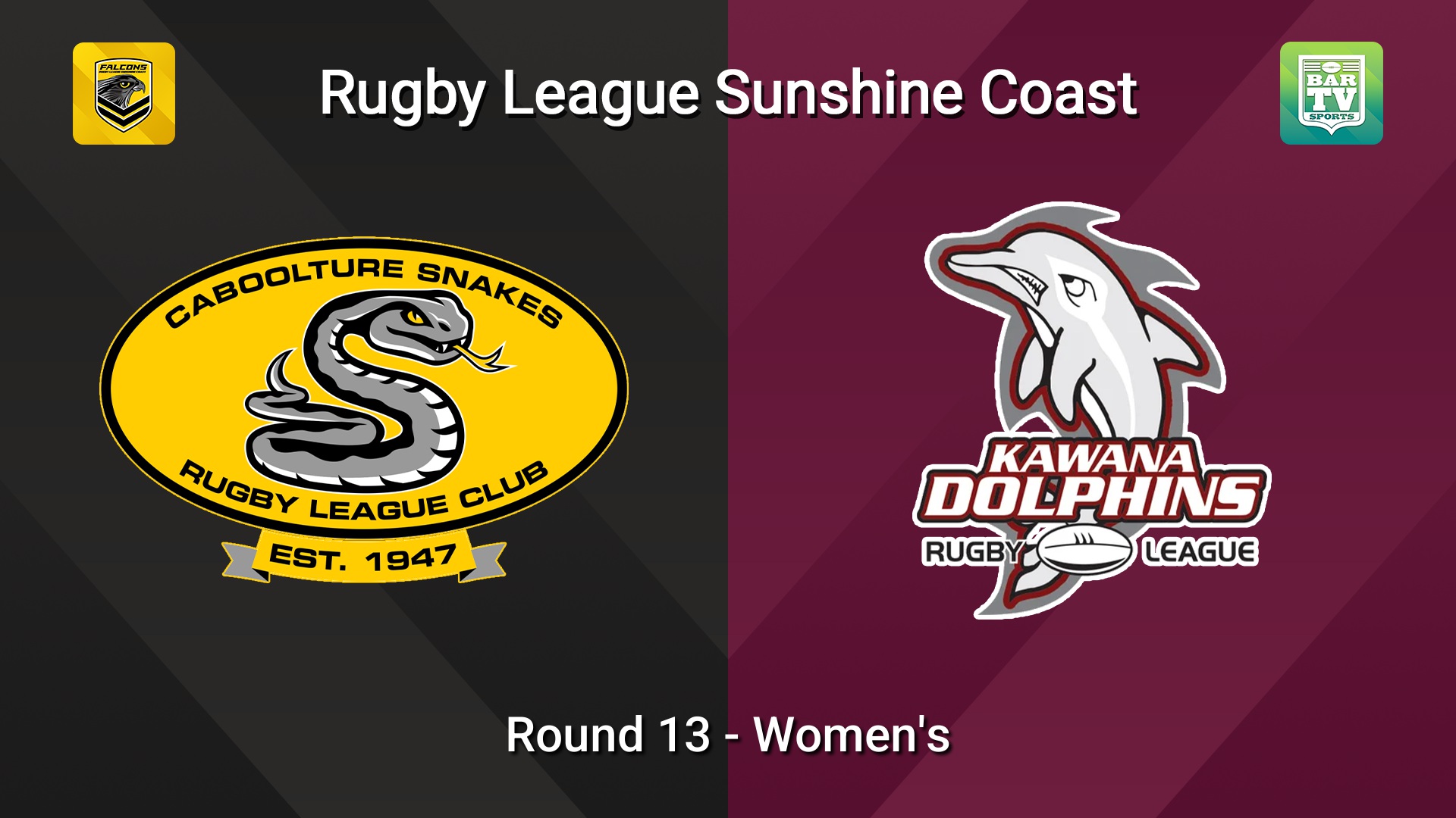 260808-video-Sunshine Coast RL Round 13 - Women's - Caboolture Snakes v Kawana Dolphins Slate Image