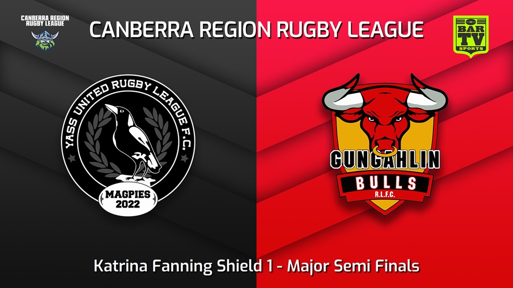 230903-Canberra Major Semi Finals - Katrina Fanning Shield 1 - Yass Magpies v Gungahlin Bulls Slate Image