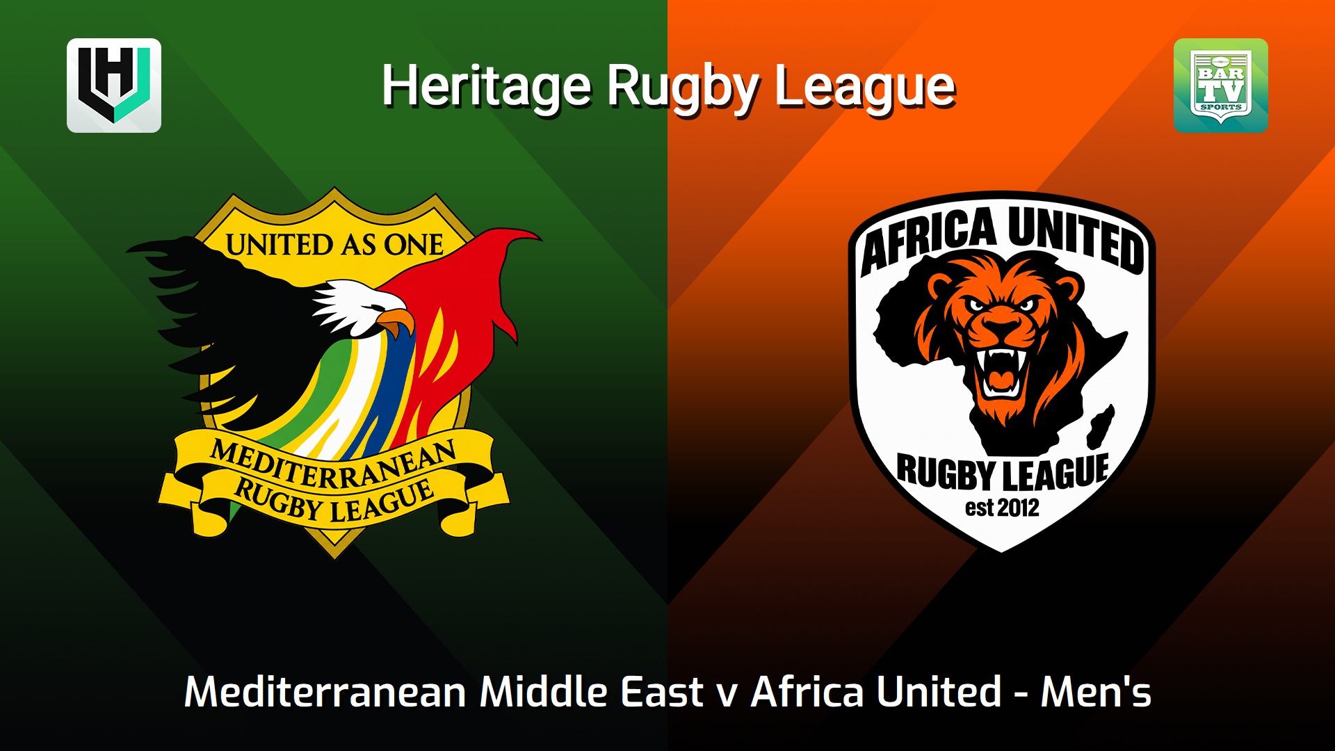 261101-video-Heritage RL Men's - Mediterranean-Middle East v Africa United Lions Slate Image