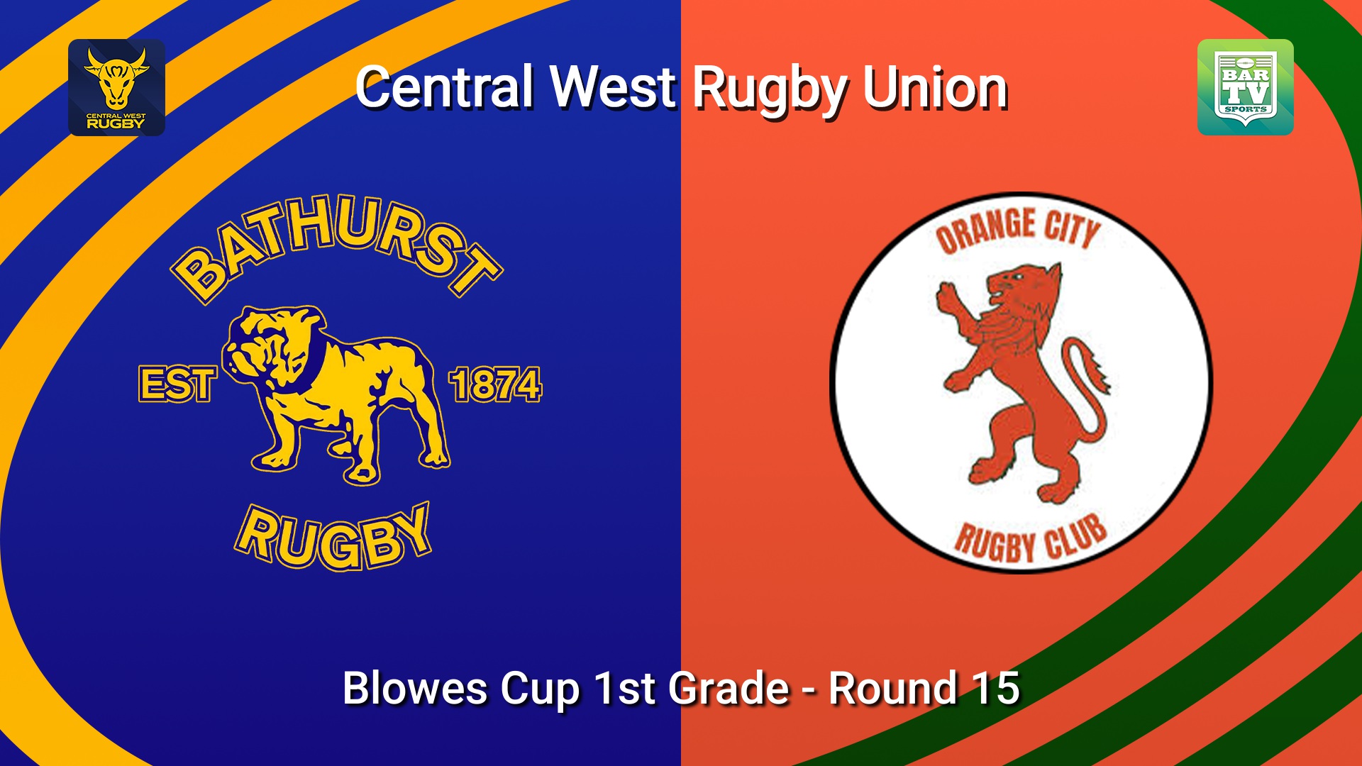 260815-video-Central West Rugby Round 15 - Blowes Cup 1st Grade - Bathurst Bulldogs v Orange City Slate Image
