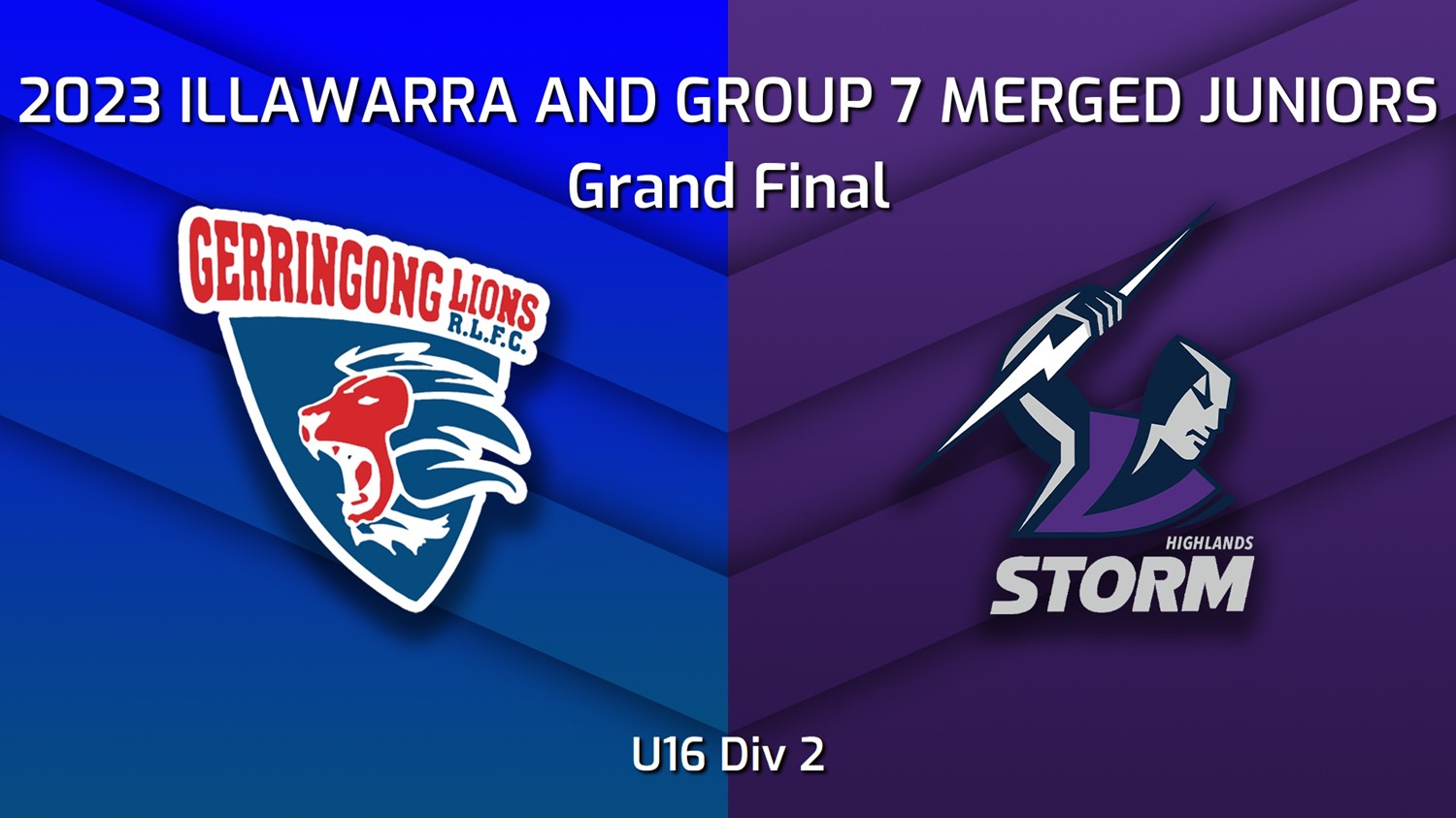 230909-Illawarra and Group 7 Merged Juniors Grand Final - U16 Div 2 - Gerringong Lions v Southern Highlands Storm Slate Image