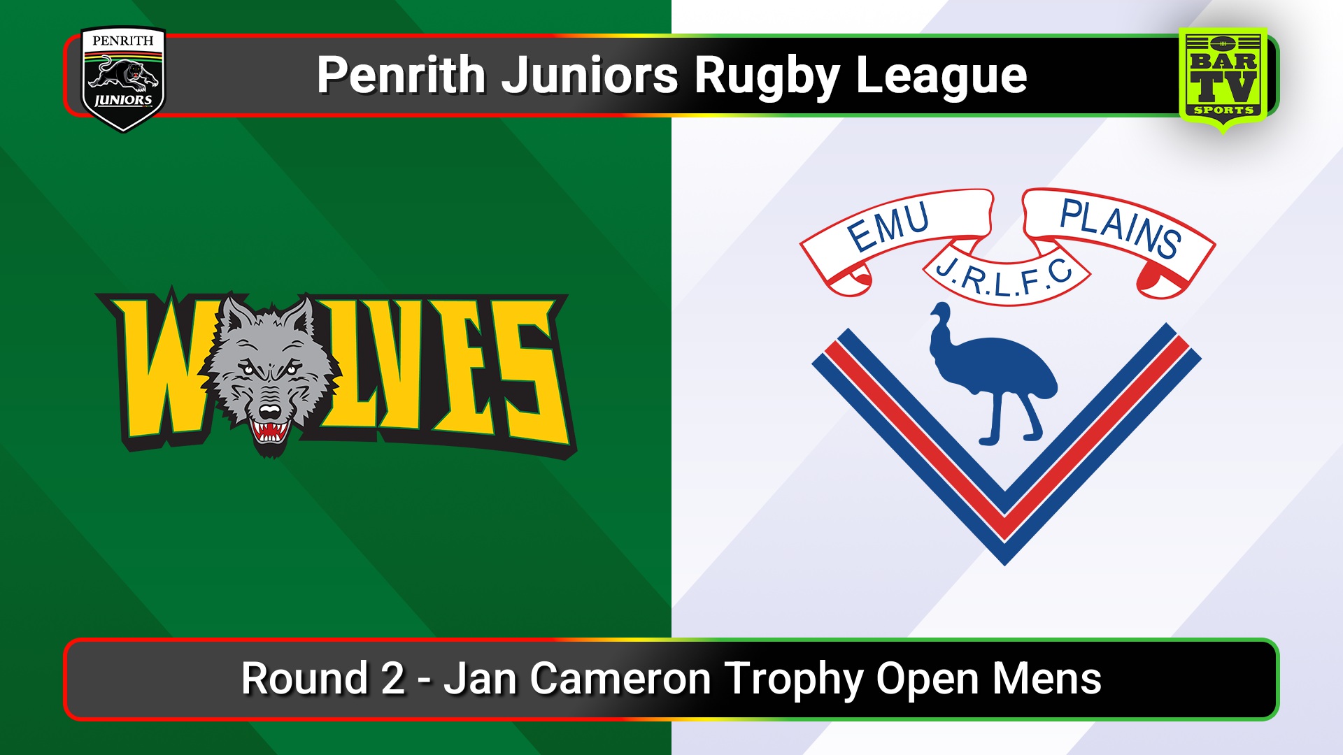 250412-video-Penrith & District Junior Rugby League Round 2 - Jan Cameron Trophy Open Mens - Windsor Wolves v Emu Plains Slate Image