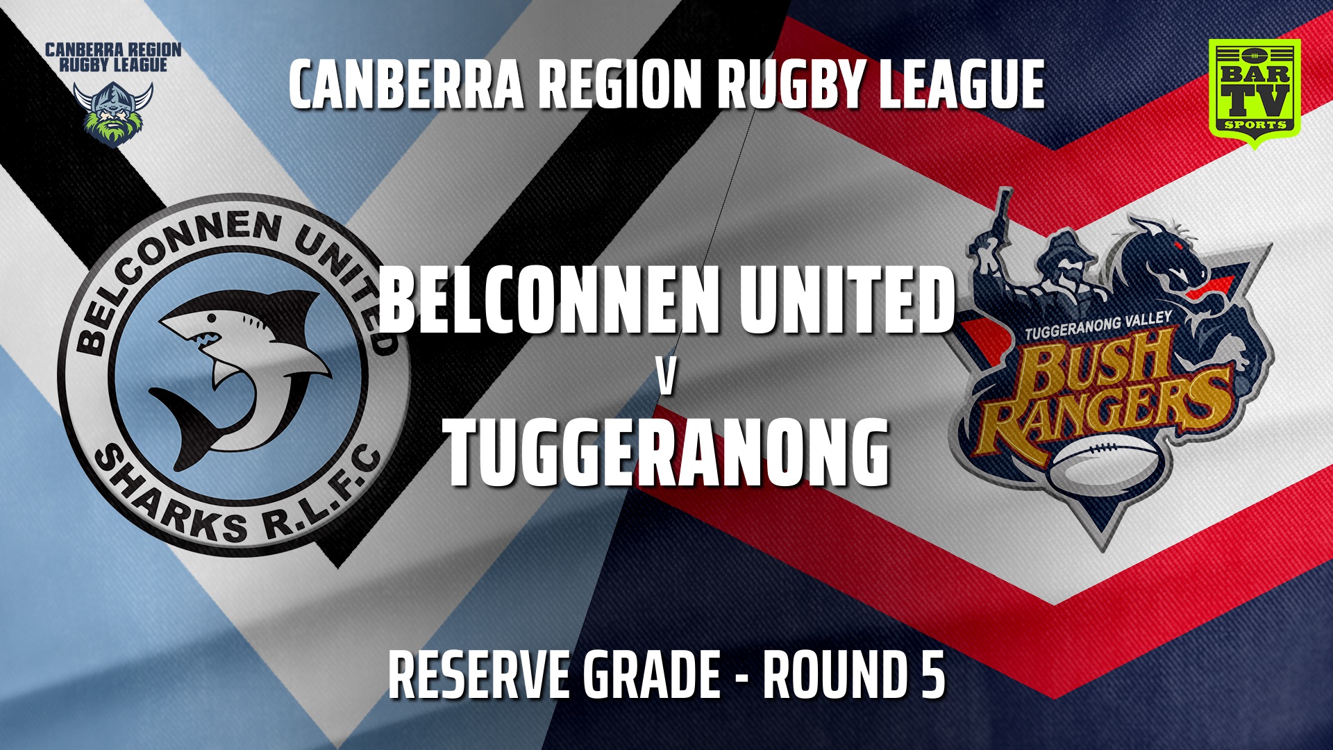 210508-CRRL Round 5 - Reserve Grade - Belconnen United Sharks v Tuggeranong Bushrangers Slate Image