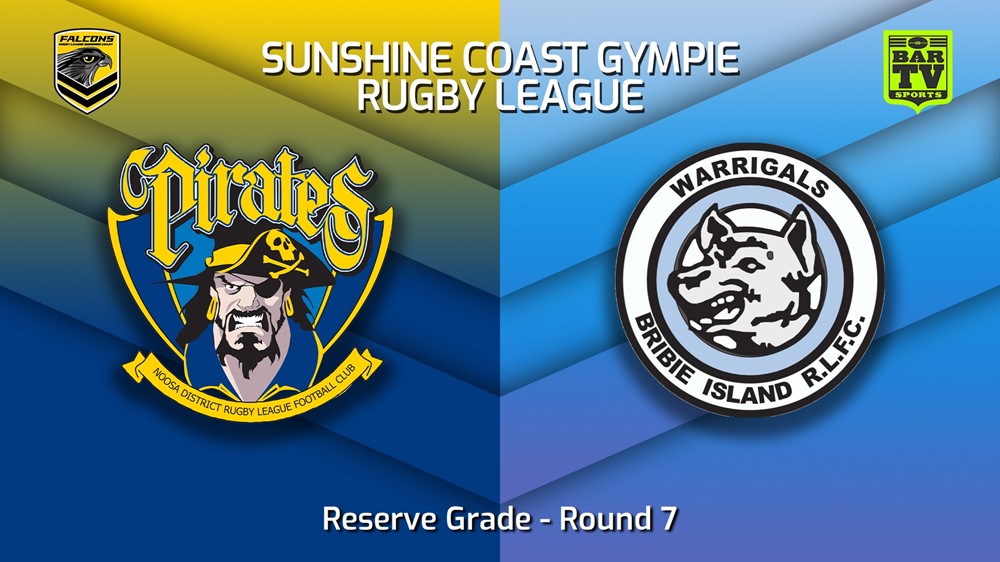 230521-Sunshine Coast RL Round 7 - Reserve Grade - Noosa Pirates v Bribie Island Warrigals Minigame Slate Image