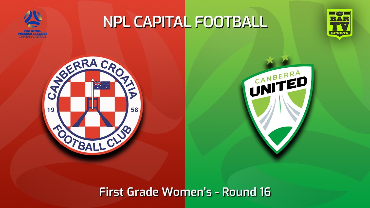 230730-Capital Womens Round 16 - Canberra Croatia FC (women) v Canberra United W Minigame Slate Image