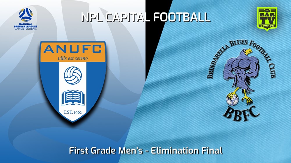 230906-Capital Premier League Elimination Final - ANU FC v Brindabella Blues FC Slate Image