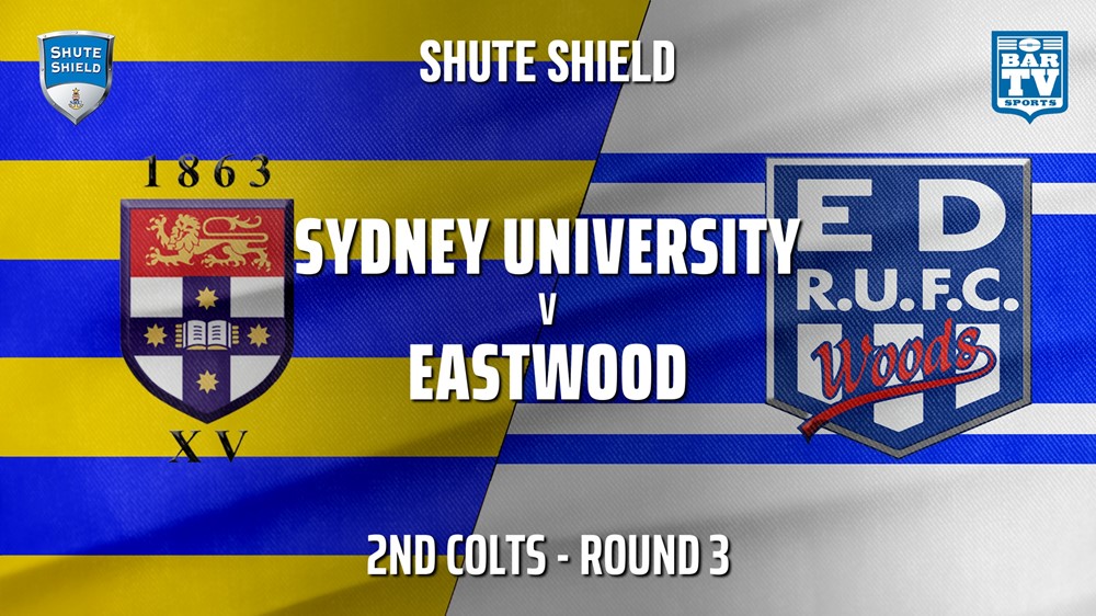 210421-Shute Shield Round 3 - 2nd Colts - Sydney University v Eastwood Slate Image