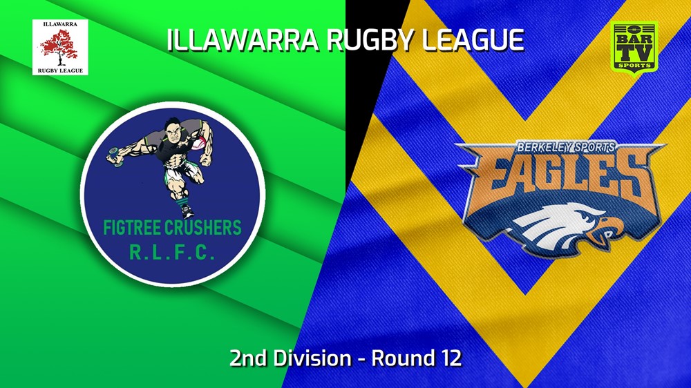 220723-Illawarra Round 12 - 2nd Division - Figtree Crushers v Berkeley Eagles Slate Image
