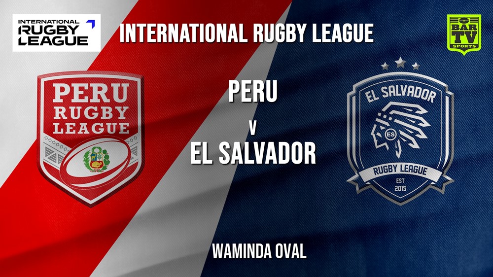 International RL International - Peru v El Salvador Minigame Slate Image