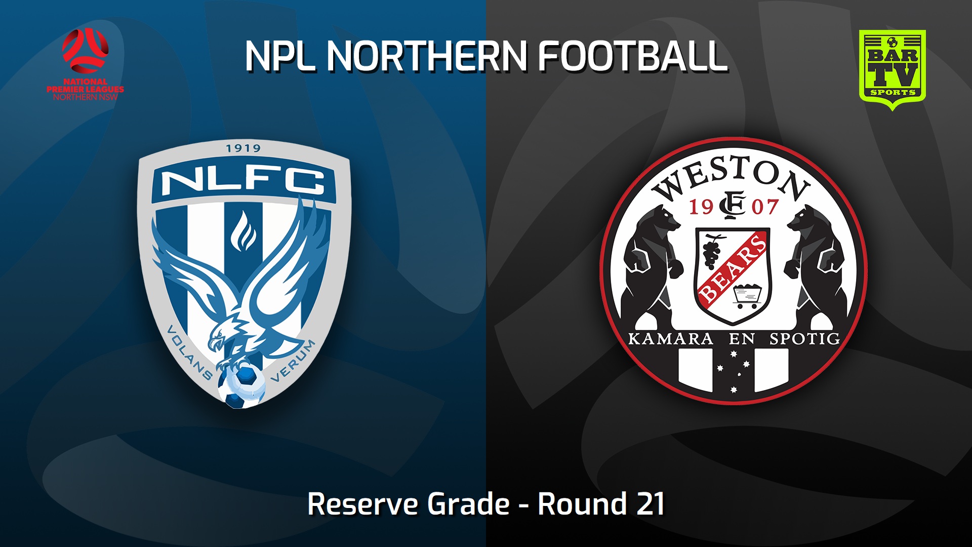 230805-NNSW NPLM Res Round 21 - New Lambton FC (Res) v Weston Workers FC Res Slate Image