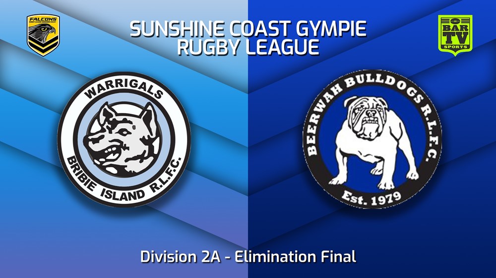 220820-Sunshine Coast RL Elimination Final - Division 2A - Bribie Island Warrigals v Beerwah Bulldogs Slate Image
