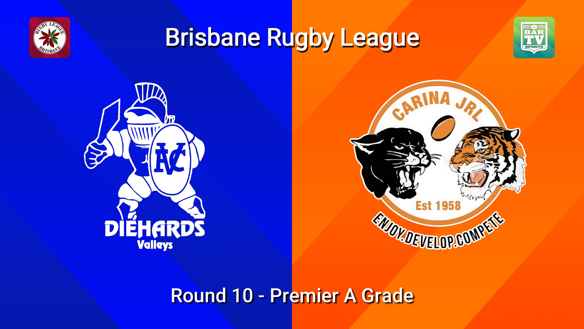 260530-video-BRL Round 10 - Premier A Grade - Valleys Diehards v Carina Juniors Slate Image