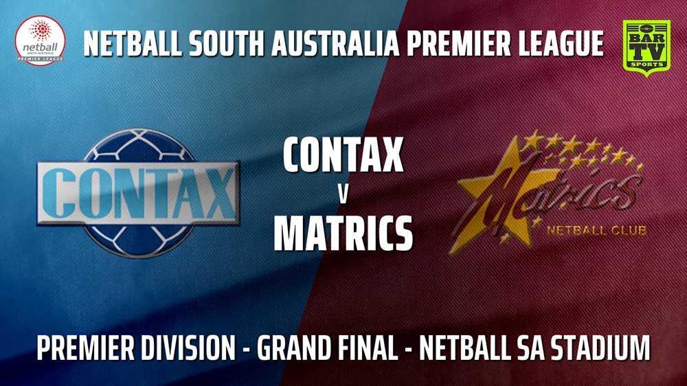 210903-SA Premier League Grand Final - Premier Division - Contax v Matrics Slate Image