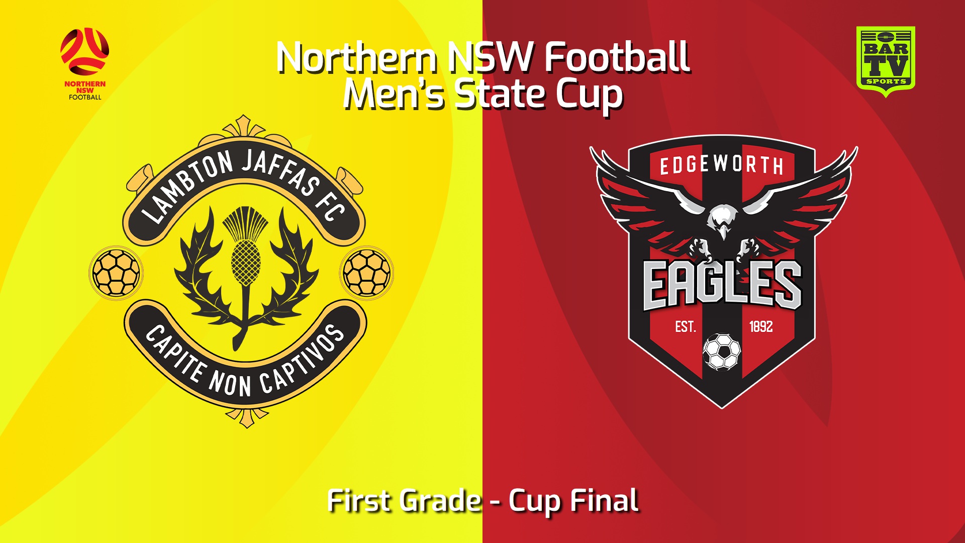 240720-video-Northern NSW Men's State Cup Grand Final - Lambton Jaffas FC v Edgeworth Eagles FC Slate Image