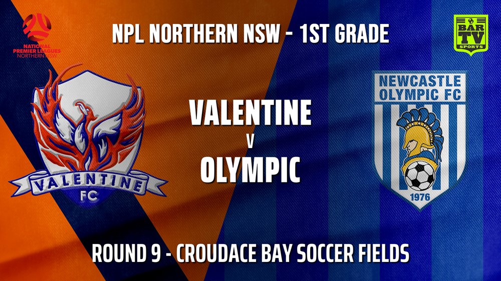 210530-NPL - NNSW Round 9 - Valentine Phoenix FC v Newcastle Olympic Slate Image
