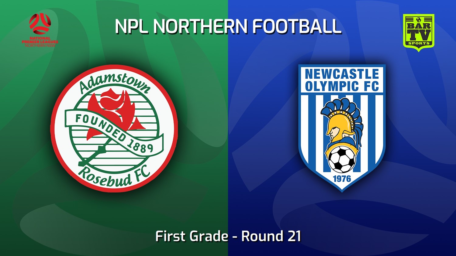 MINI GAME: NNSW NPLM Round 21 - Adamstown Rosebud FC v Newcastle Olympic Slate Image