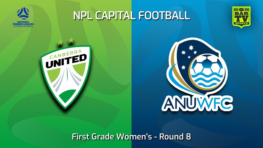 230528-Capital Womens Round 8 - Canberra United Academy v ANU WFC (women) Minigame Slate Image