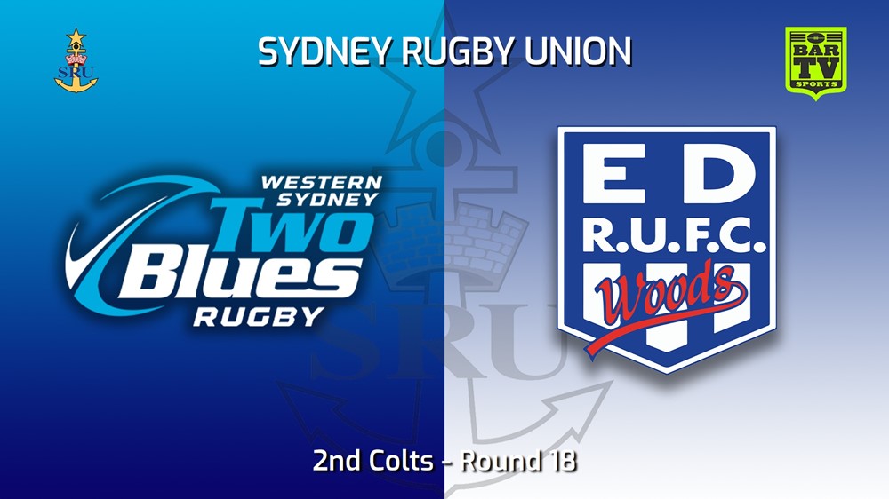 MINI GAME: Sydney Rugby Union Round 18 - 2nd Colts - Two Blues v Eastwood Slate Image