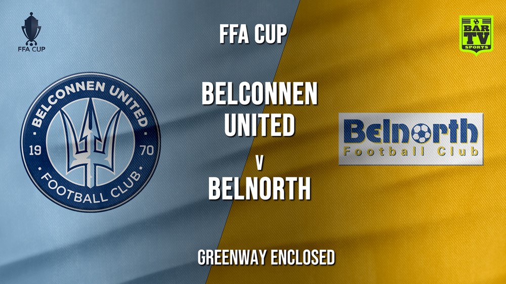 MINI GAME: FFA Cup Qualifying Canberra Belconnen United v Belnorth Slate Image