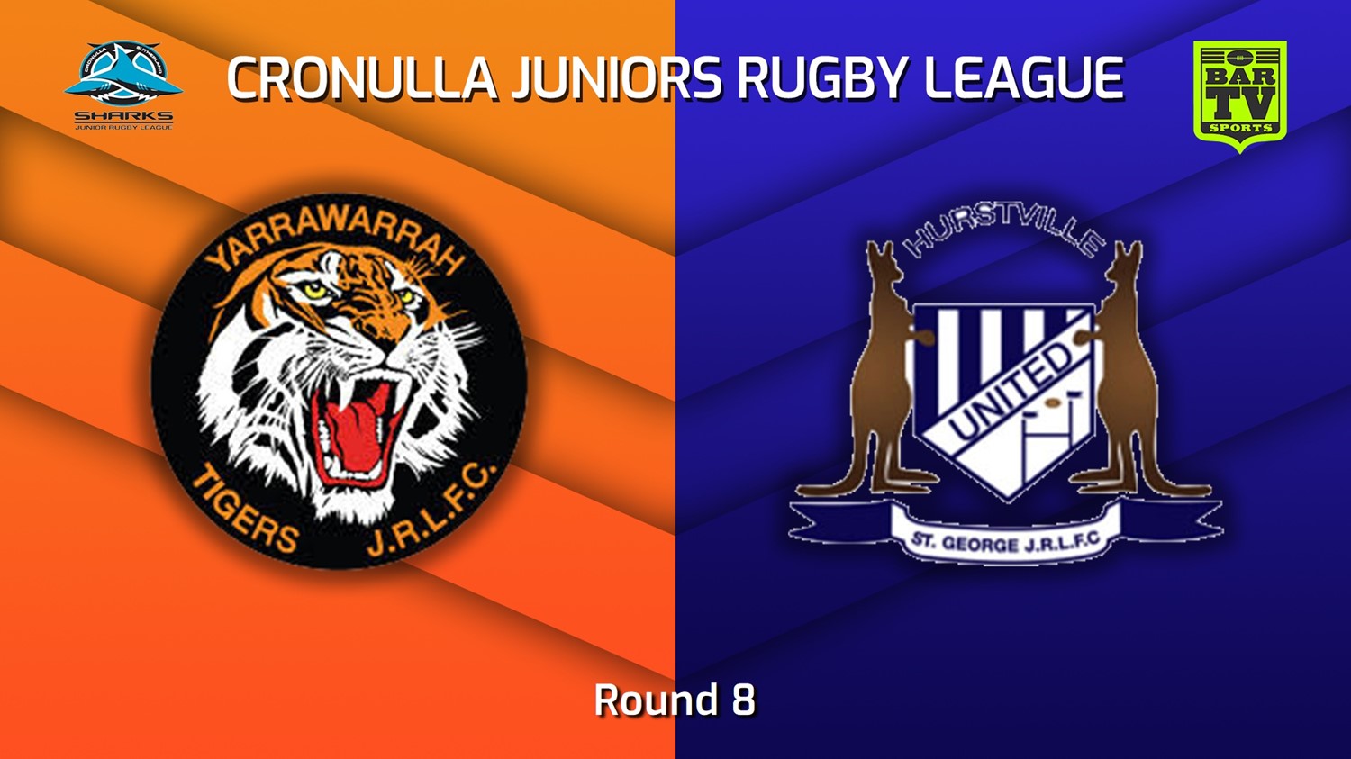 MINI GAME: Cronulla Juniors - U15 Silver Round 8 - Yarrawarrah Tigers v Hurstville United  Slate Image