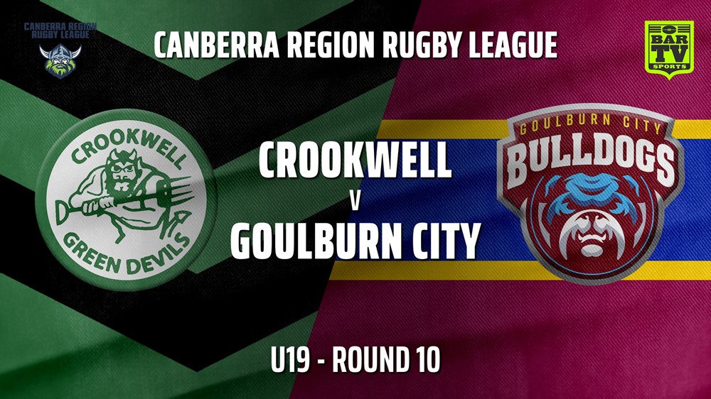 210703-Canberra Round 10 - U19 - Crookwell Green Devils v Goulburn City Bulldogs Minigame Slate Image