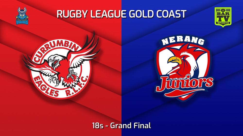220917-Gold Coast Grand Final - 18s - Currumbin Eagles v Nerang Roosters Slate Image