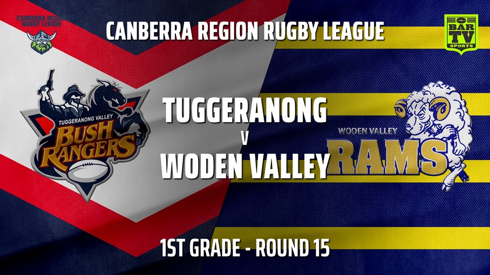 210807-Canberra Round 15 - 1st Grade - Tuggeranong Bushrangers v Woden Valley Rams Slate Image