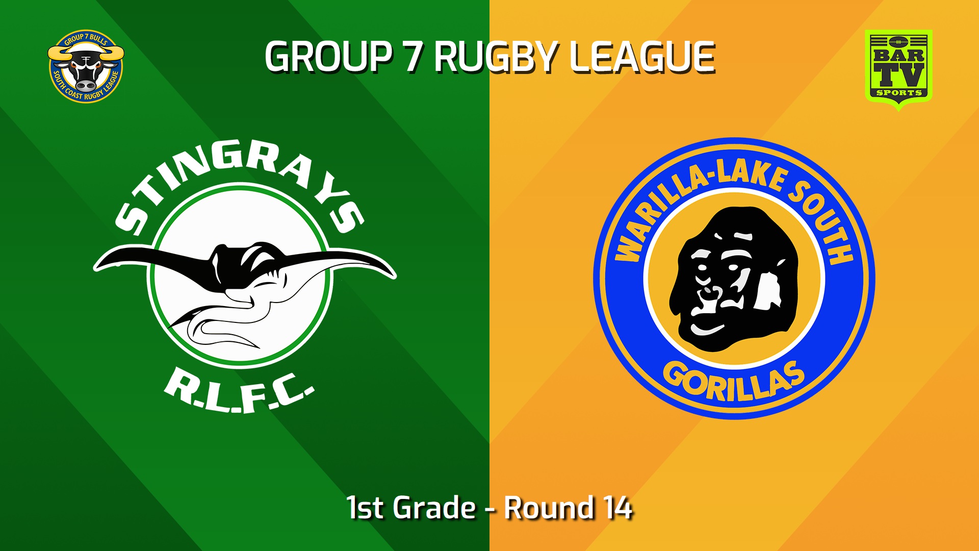 240721-video-South Coast Round 14 - 1st Grade - Stingrays of Shellharbour v Warilla-Lake South Gorillas Minigame Slate Image