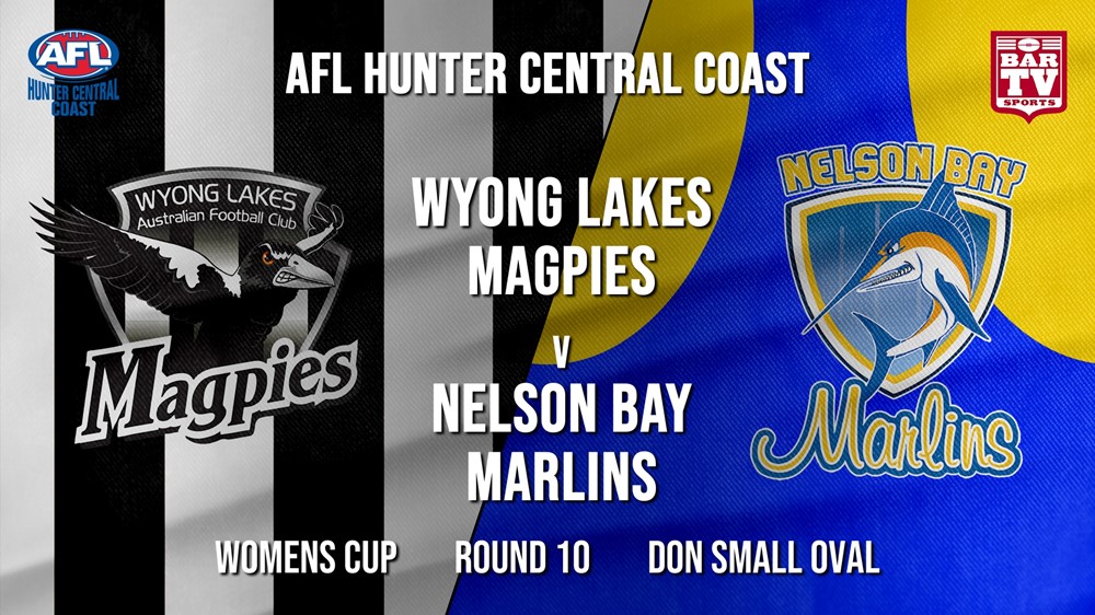AFL HCC Round 10 - Womens Cup - Wyong Lakes Magpies v Nelson Bay Slate Image