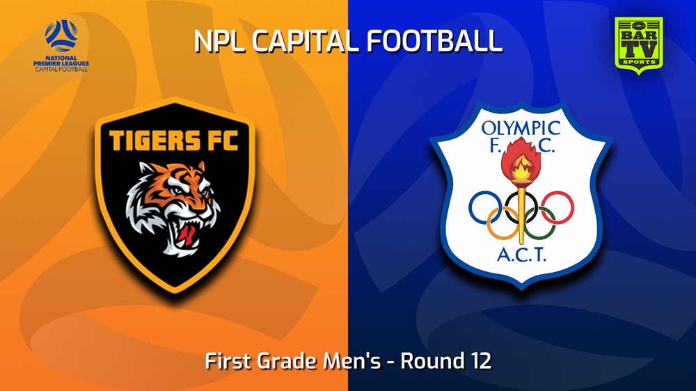 230624-Capital NPL Round 12 - Tigers FC v Canberra Olympic FC Slate Image