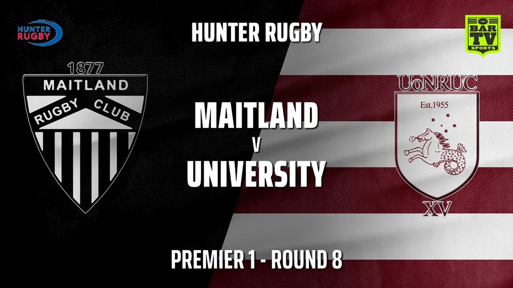 210605-HRU Round 8 - Premier 1 - Maitland v University Of Newcastle Slate Image
