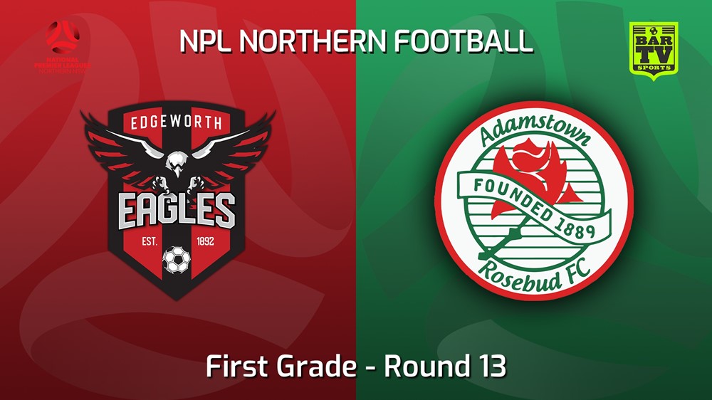 220605-NNSW NPLM Round 13 - Edgeworth Eagles FC v Adamstown Rosebud FC Slate Image
