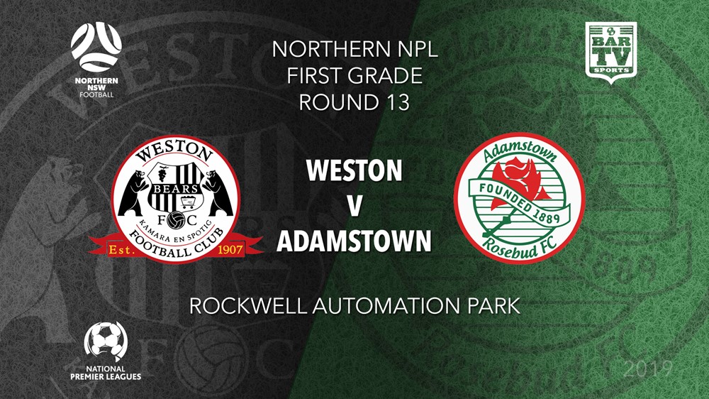 NPL - NNSW Round 13 - Weston Workers FC v Adamstown Rosebud FC Slate Image