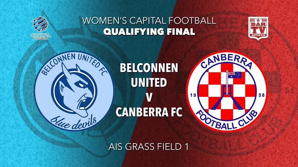 NPL Women - Capital Territory Qualifying Final - Belconnen United FC (women) v Canberra FC (women) Slate Image