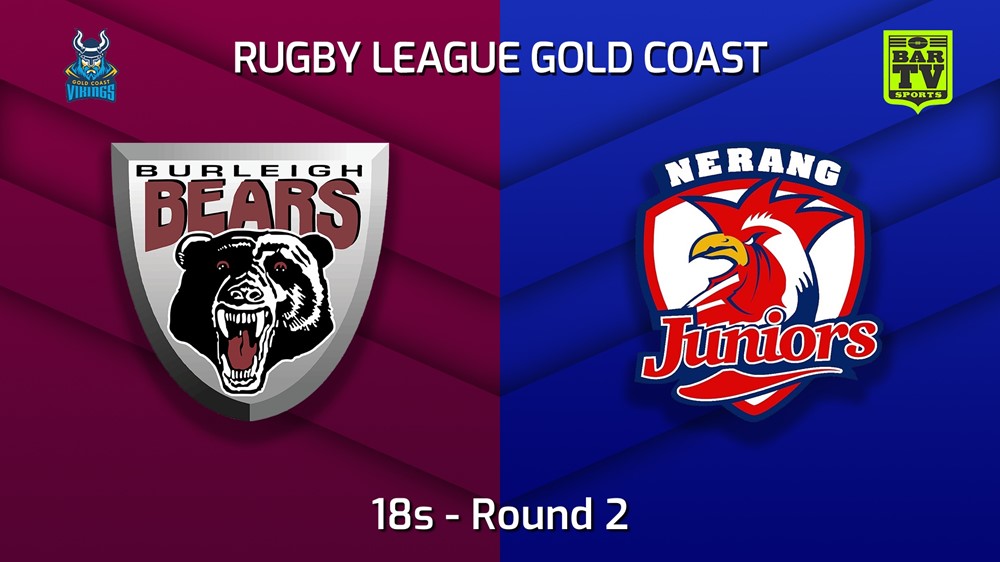 220403-Gold Coast Round 2 - 18s - Burleigh Bears v Nerang Roosters Slate Image
