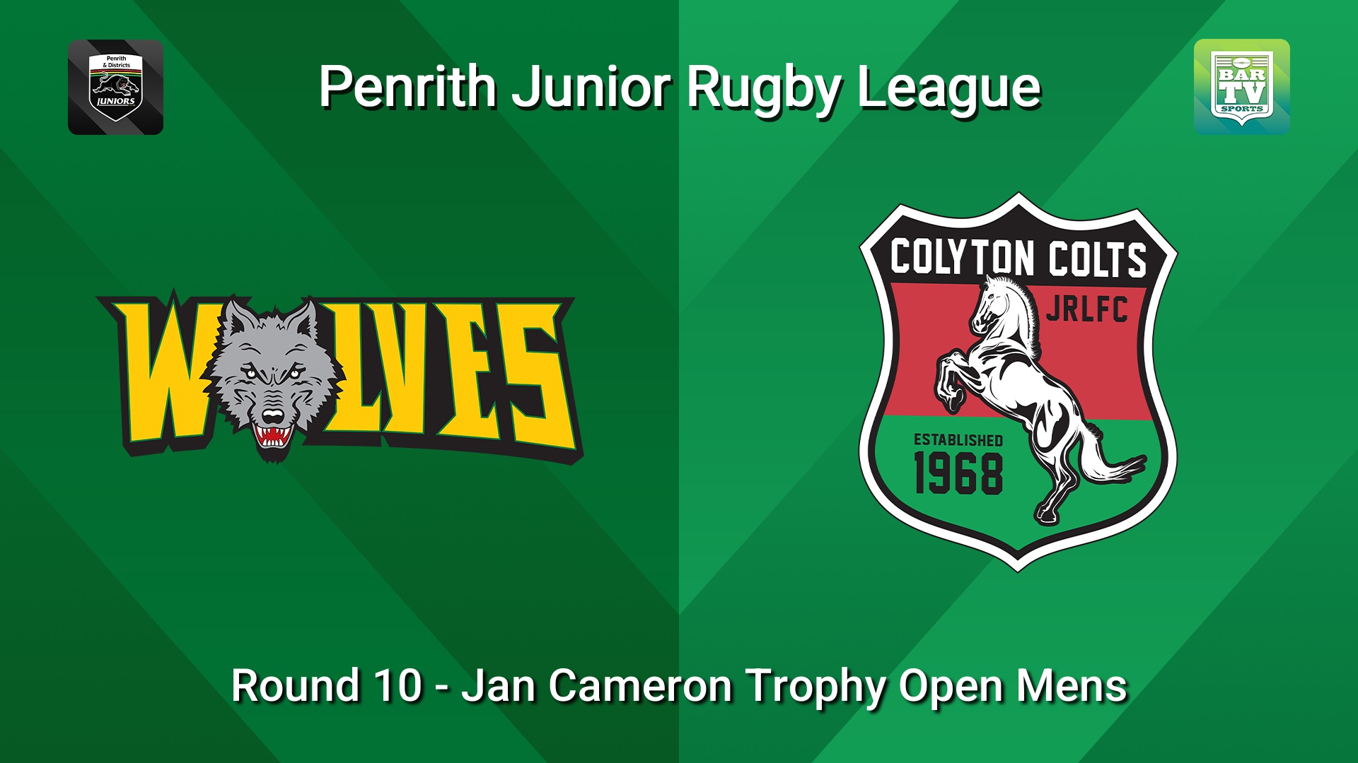 260628-video-Penrith & District Junior Rugby League Round 10 - Jan Cameron Trophy Open Mens - Windsor Wolves v Colyton Slate Image