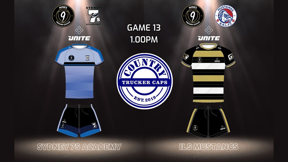 240126-Nines Premier League Game 13 - Insite Pool - Sydney 7's Academy v ILS Mustangs Minigame Slate Image