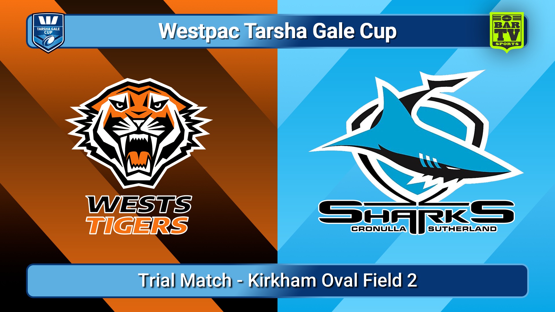 260117-video-Westpac Tarsha Gale Cup Trial Match - Wests Tigers v Cronulla-Sutherland Sharks Slate Image